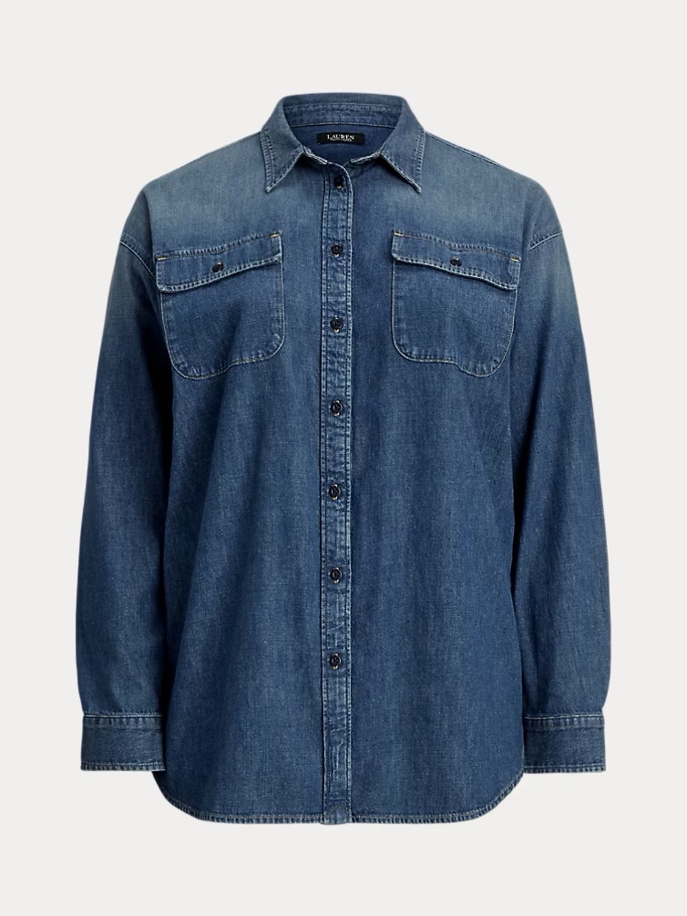 Lauren Ralph Lauren Washed Indigo Denim Shirt